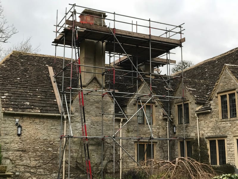 Chimney Repair — Castle Combe, Wiltshire
